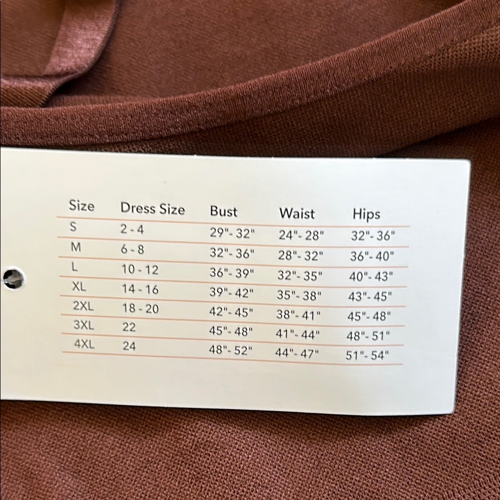 Shapermint Brown Scoop neck Fitted tank top NWT - Picture 10 of 11